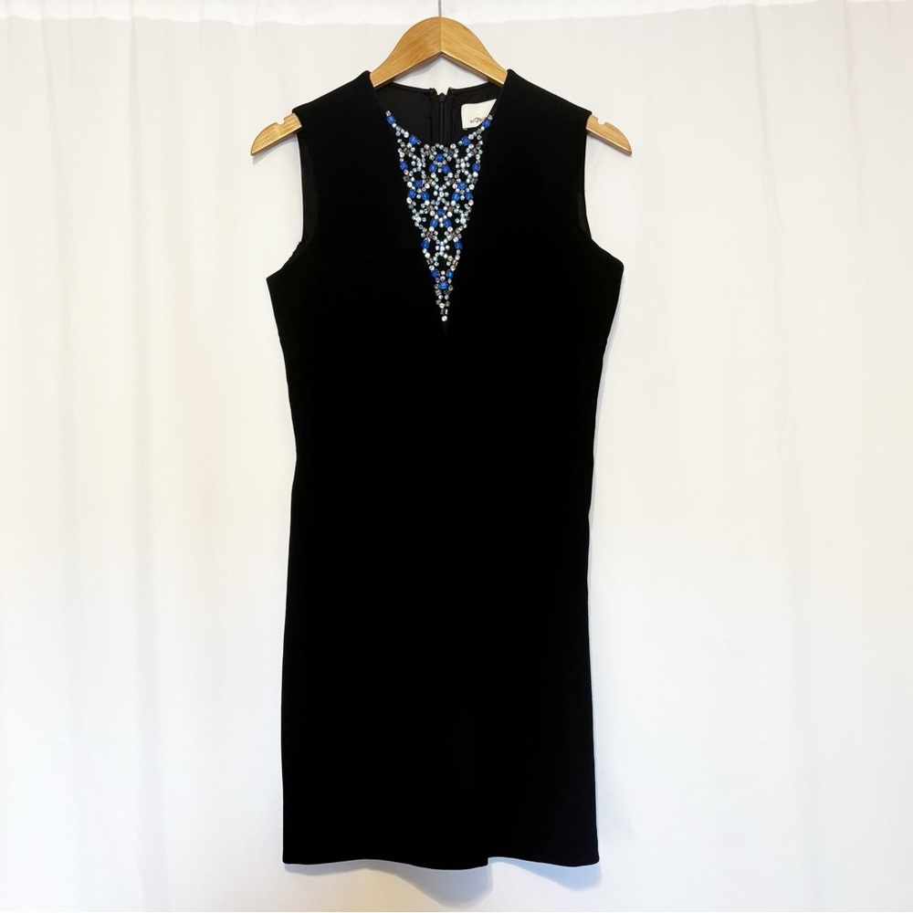 3.1 Phillip Lim Sheath Dress with‎ Blue Stone Inlay size 2